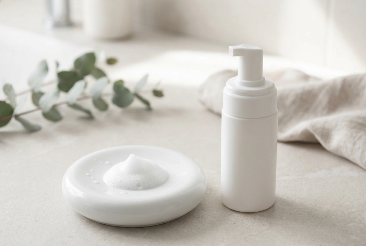 Spuma de curățare: o formulă lejeră care îndepărtează machiajul și SPF-ul