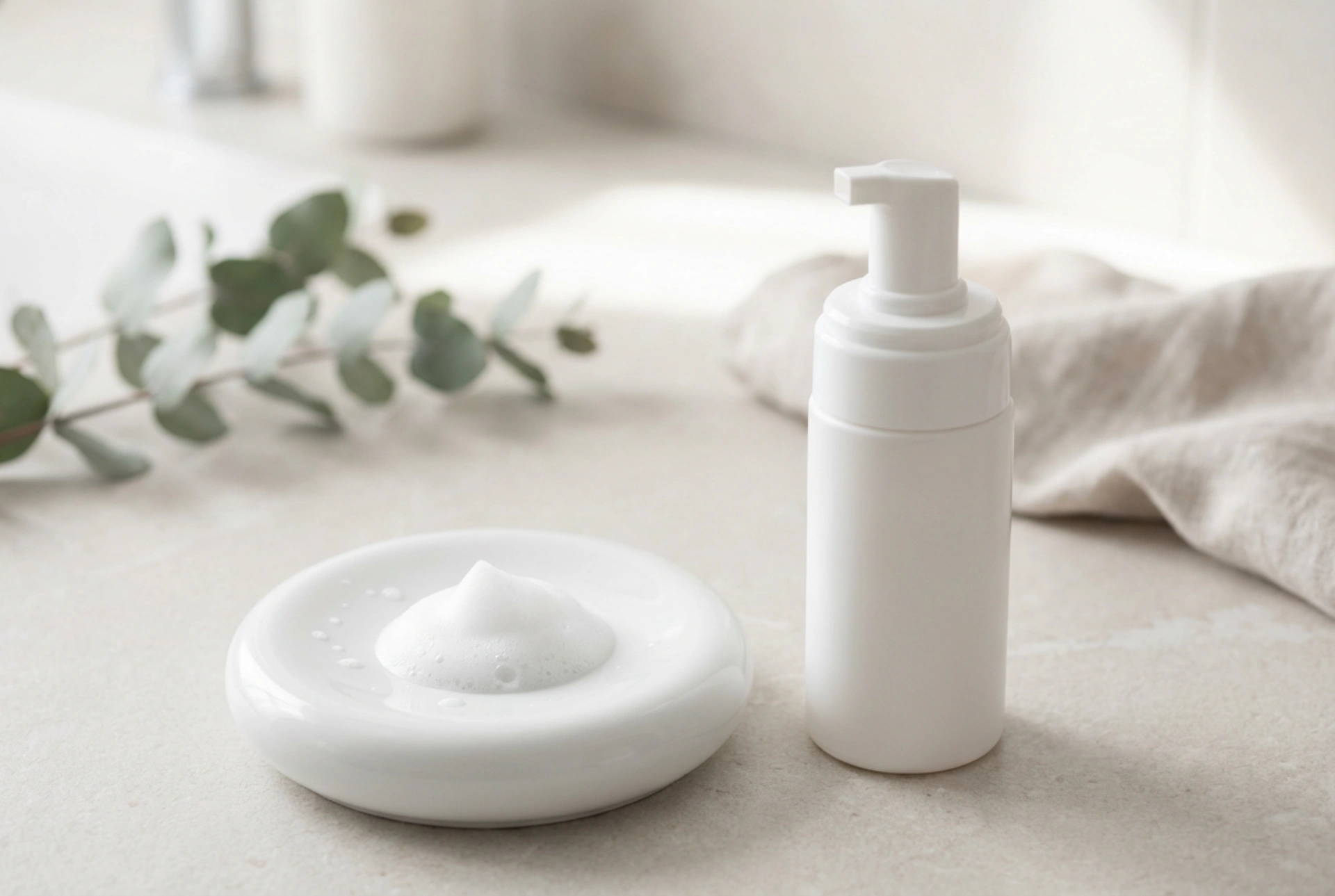 Spuma de curățare: o formulă lejeră care îndepărtează machiajul și SPF-ul
