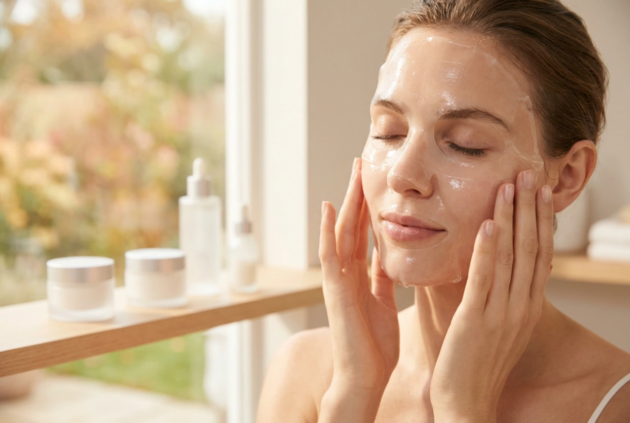 Mască de față cu colagen: când merită să o folosești și cum să o aplici