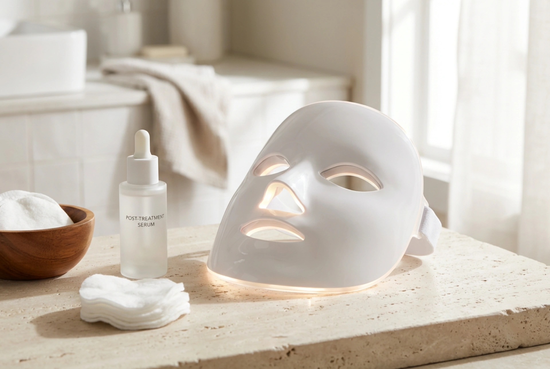 Mască LED pentru Față: Setări de Timp și Îngrijire După Utilizare