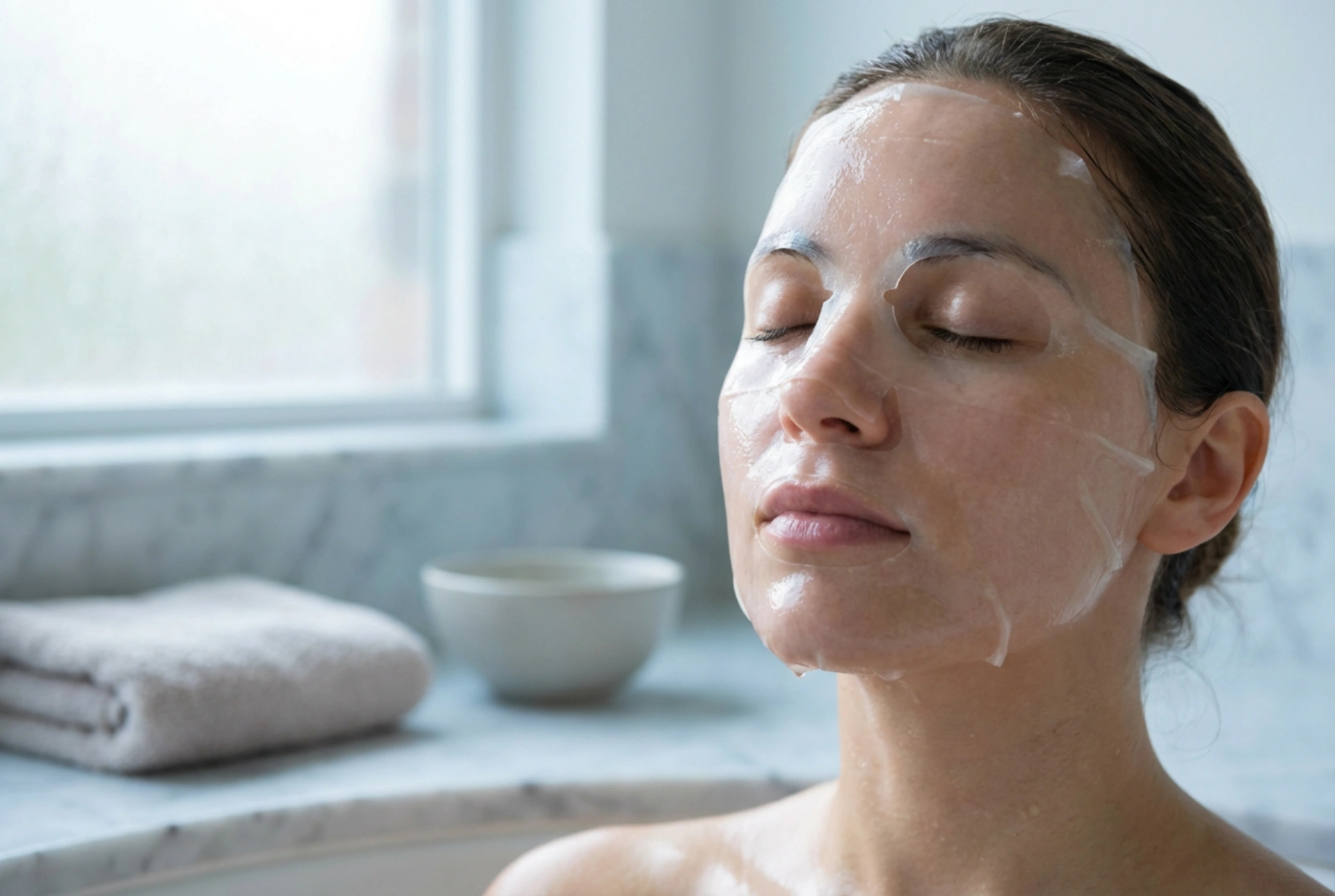 Mască hidrojel pentru față: răcire, potrivire și timp de acțiune