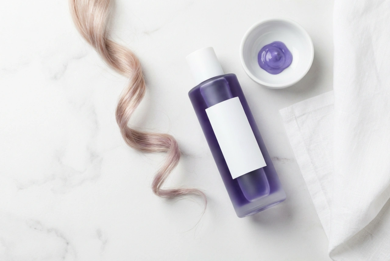 Șamponul violet pentru păr: neutralizarea tonurilor de galben pas cu pas