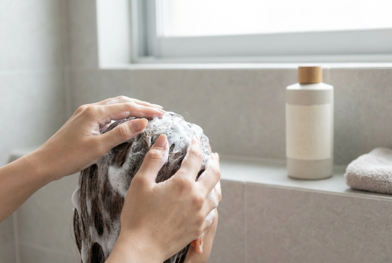 Șampon pentru scalp: spălare corectă și masaj delicat