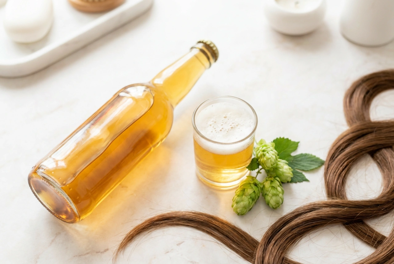 Șampon cu bere: merită și cum să îl folosești pentru a nu usca părul