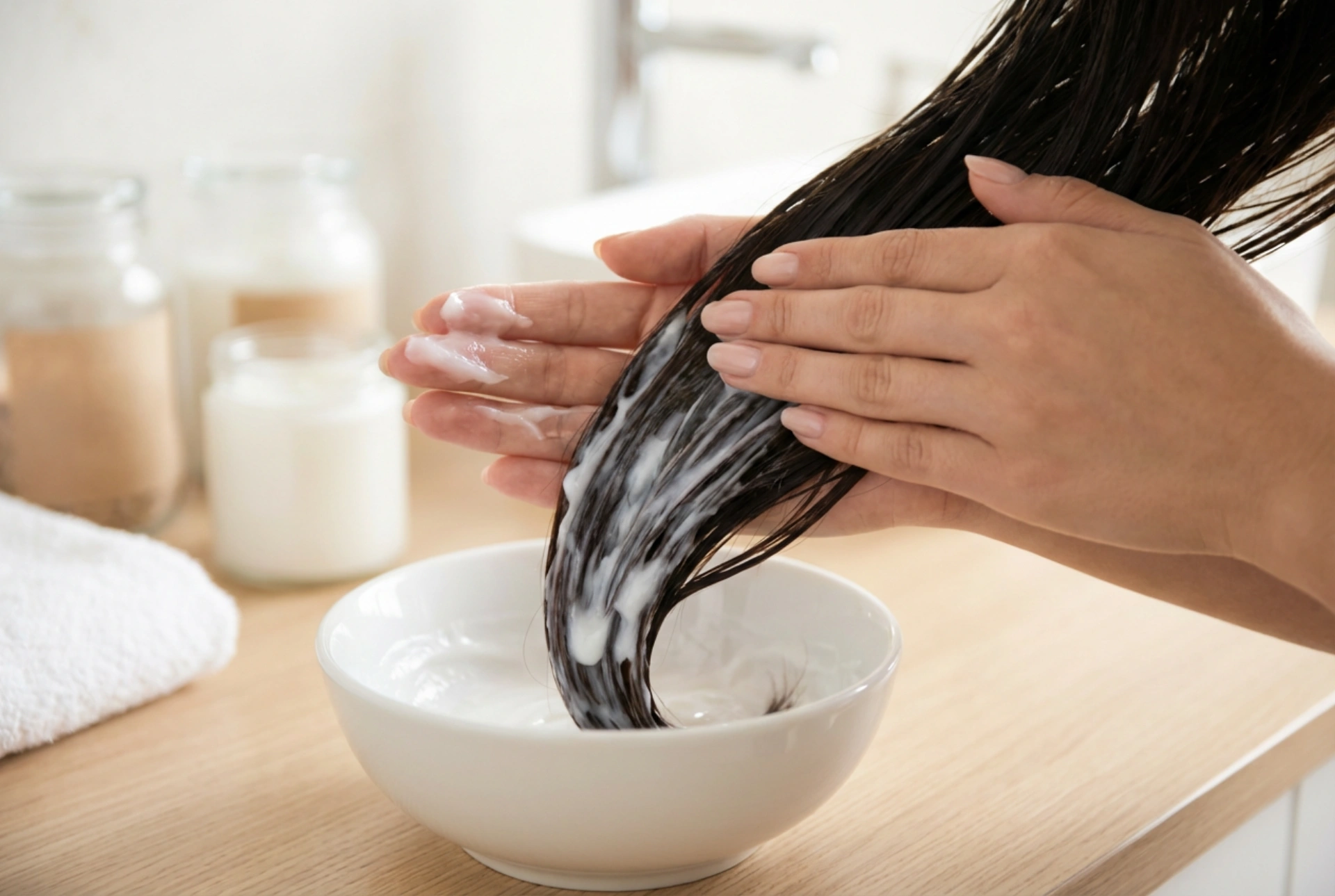 Mască de păr hidratantă: aplicare eficientă și greșeli frecvente