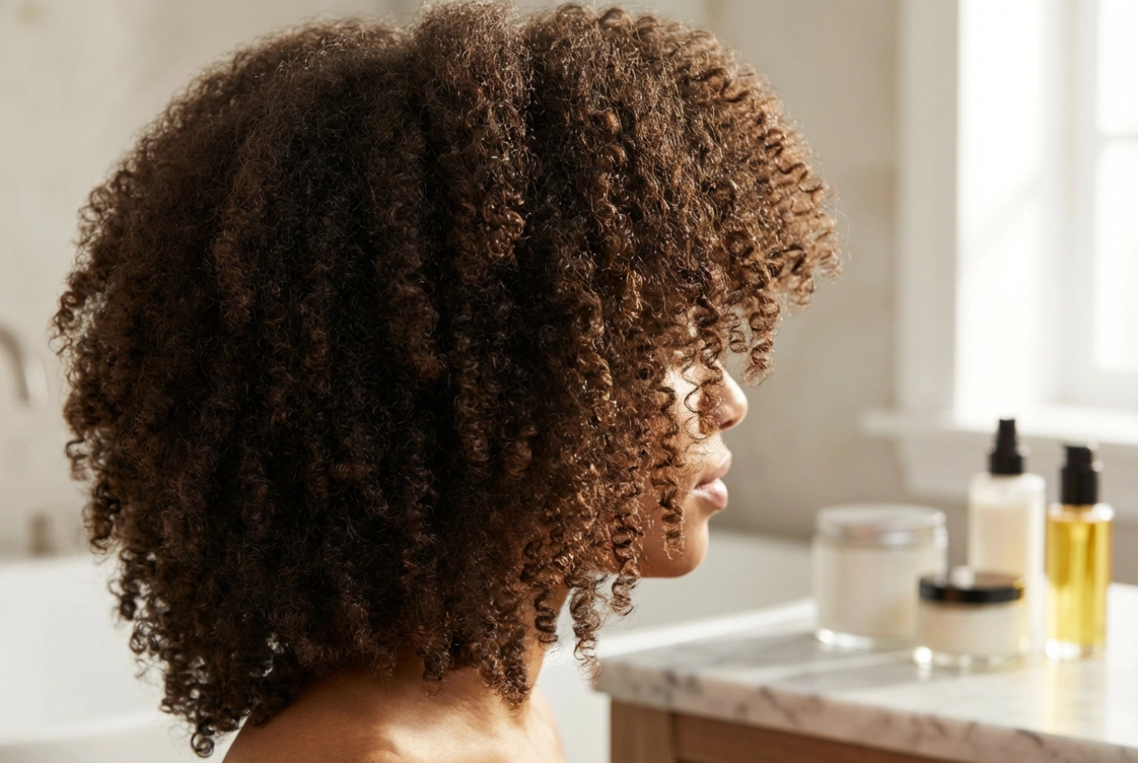 Bucle afro fără electrizare: coafura afro pas cu pas