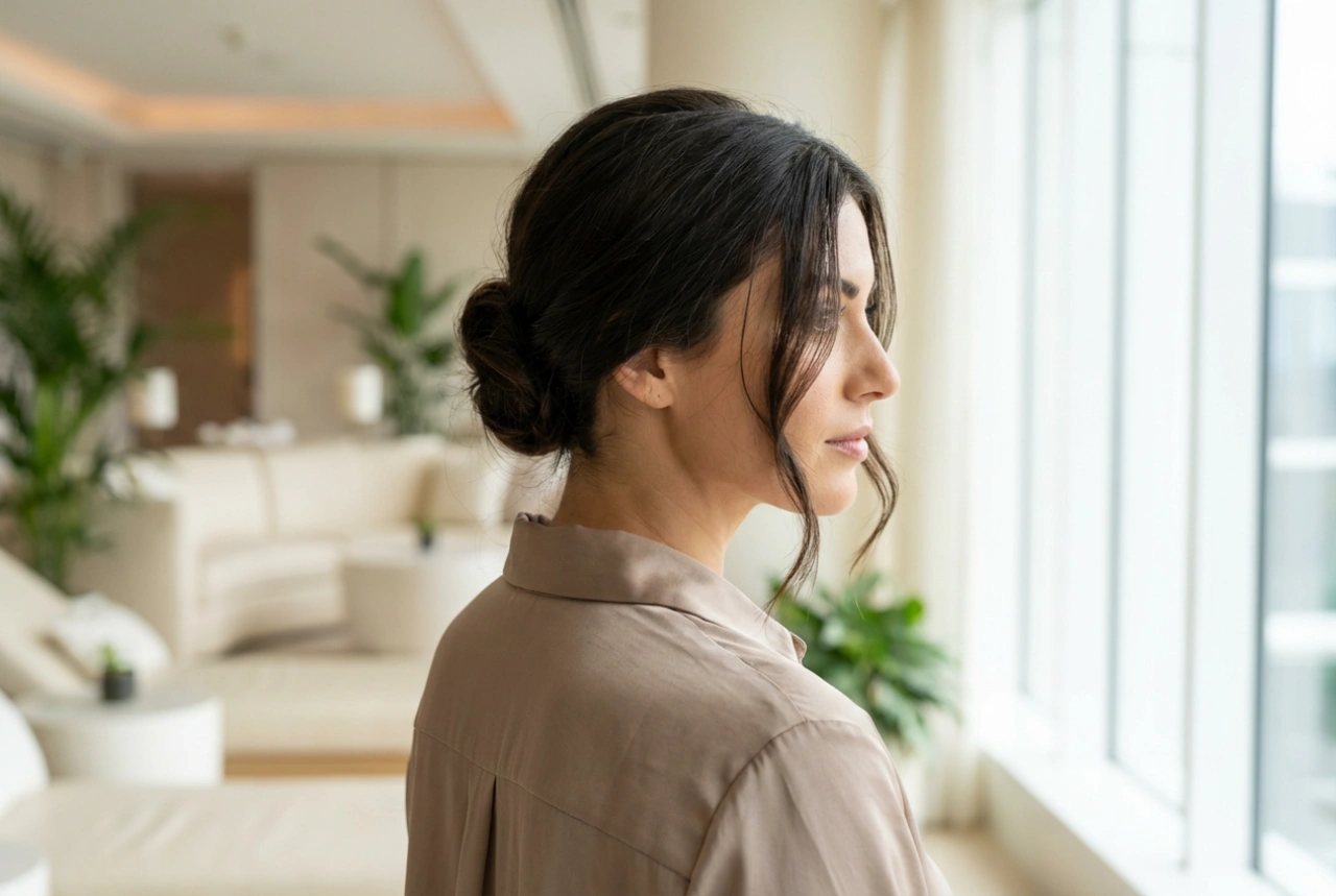 Coafură elegantă pentru mama miresei: subtilitate și rezistență pe tot parcursul zilei