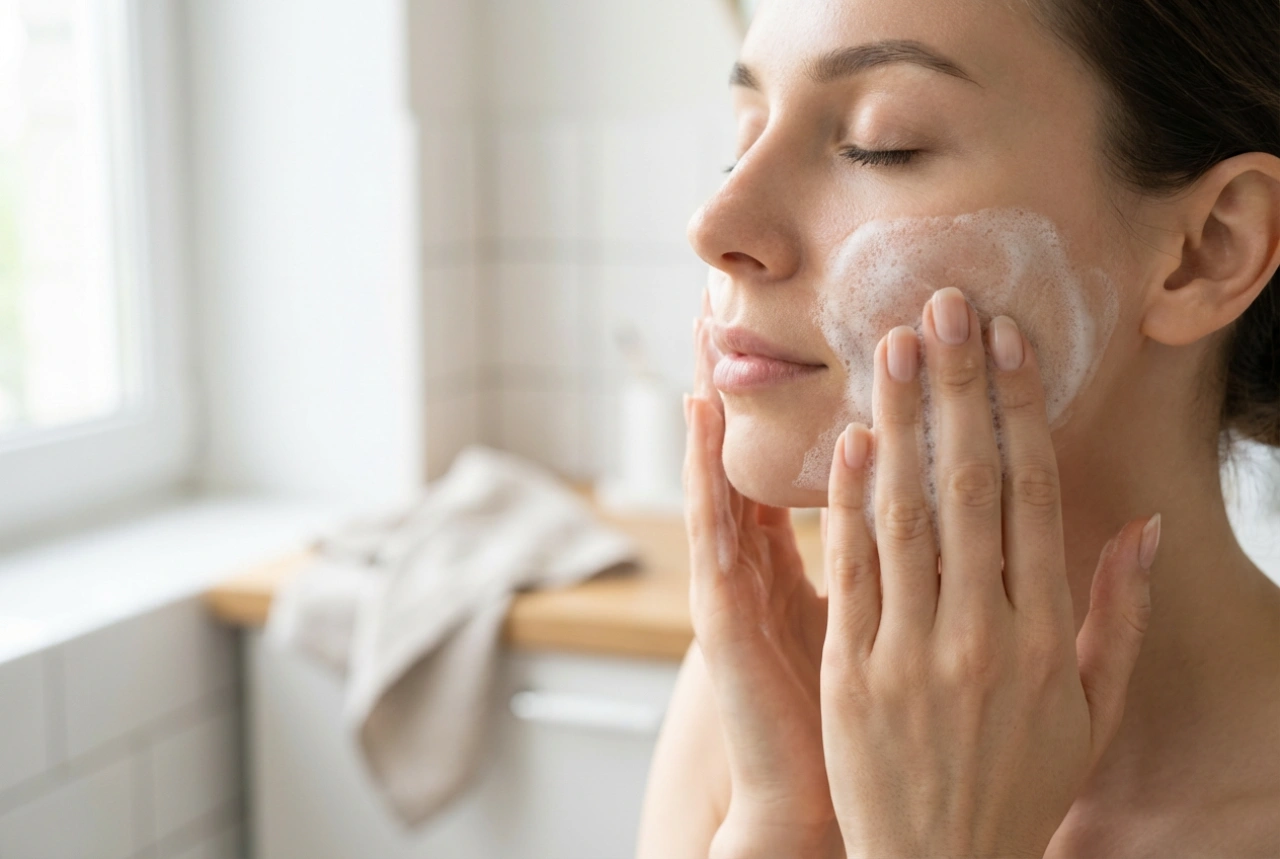 Spuma de curățare facială: o curățare rapidă și delicată pentru fiecare zi
