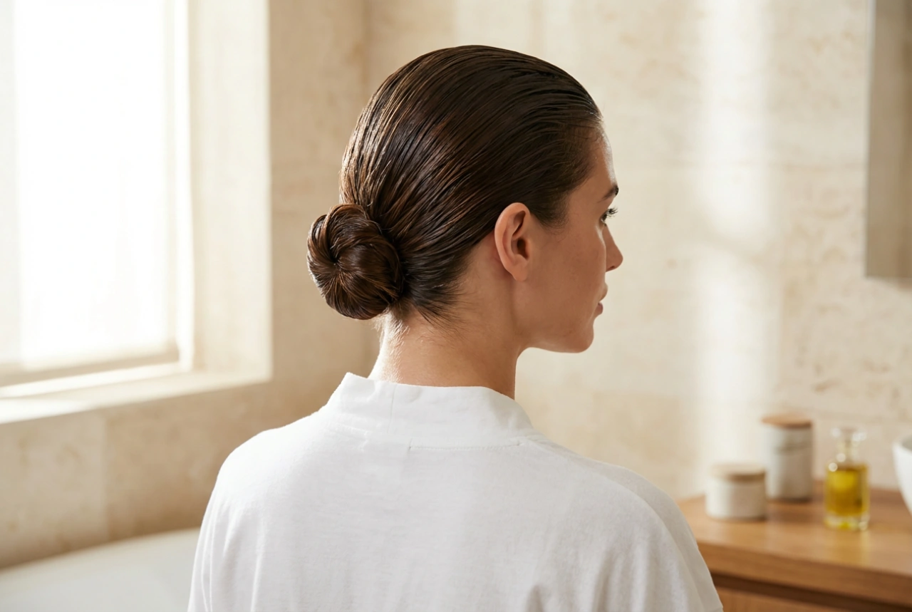 Wet look în stil italian: Cum să obții coafura „mokra włoszka” pas cu pas