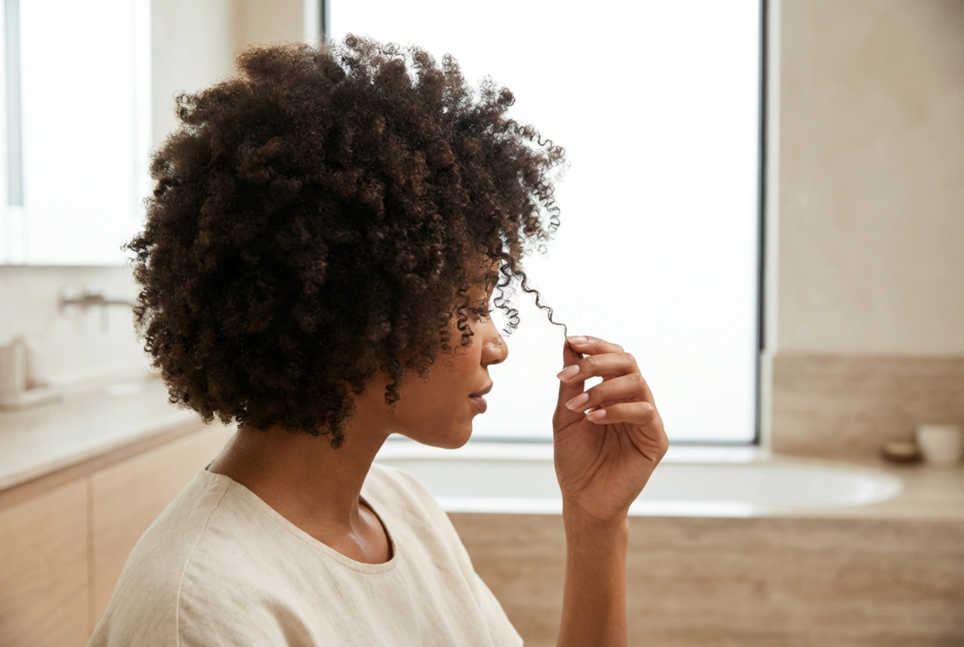 Coafura afro: definirea formei, hidratarea și fixarea sigură