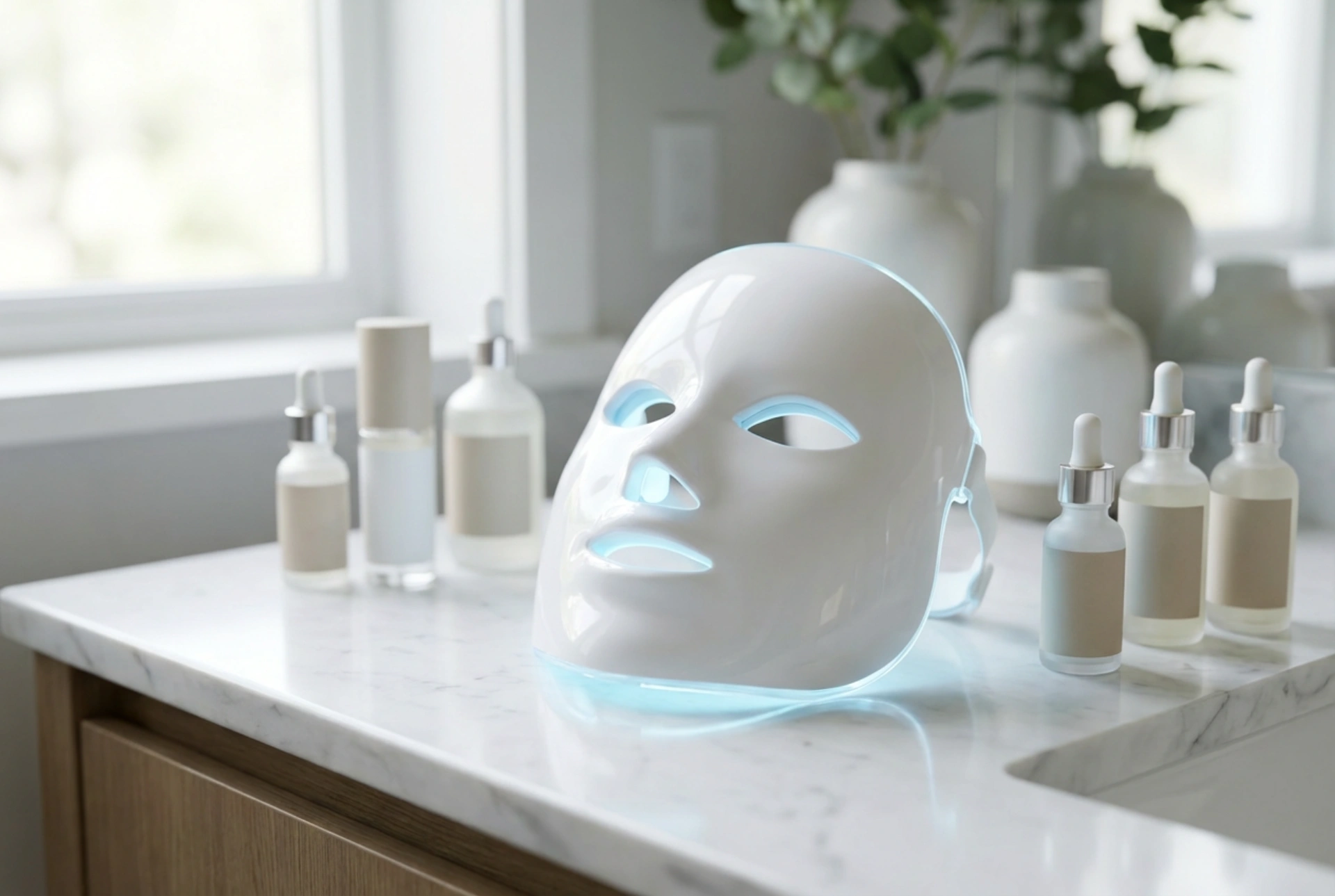 Mască LED pentru față: integrare sigură în rutină, durată și îngrijirea pielii