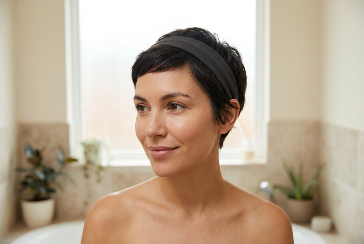 Coafuri anii '90 pentru păr scurt: pixie, mini-cocuri și bentițe