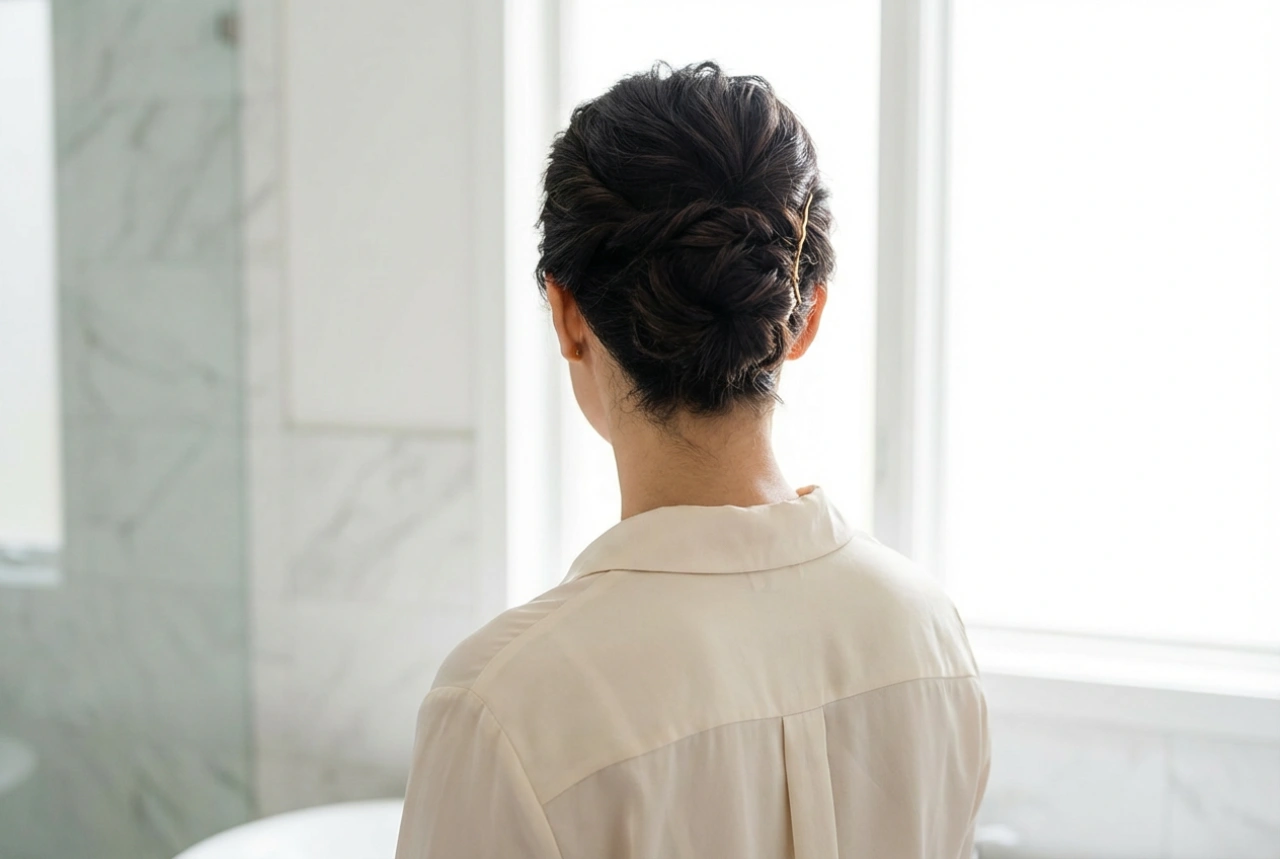 Coafuri elegante pentru păr scurt: Idei pentru mama la ocazii speciale