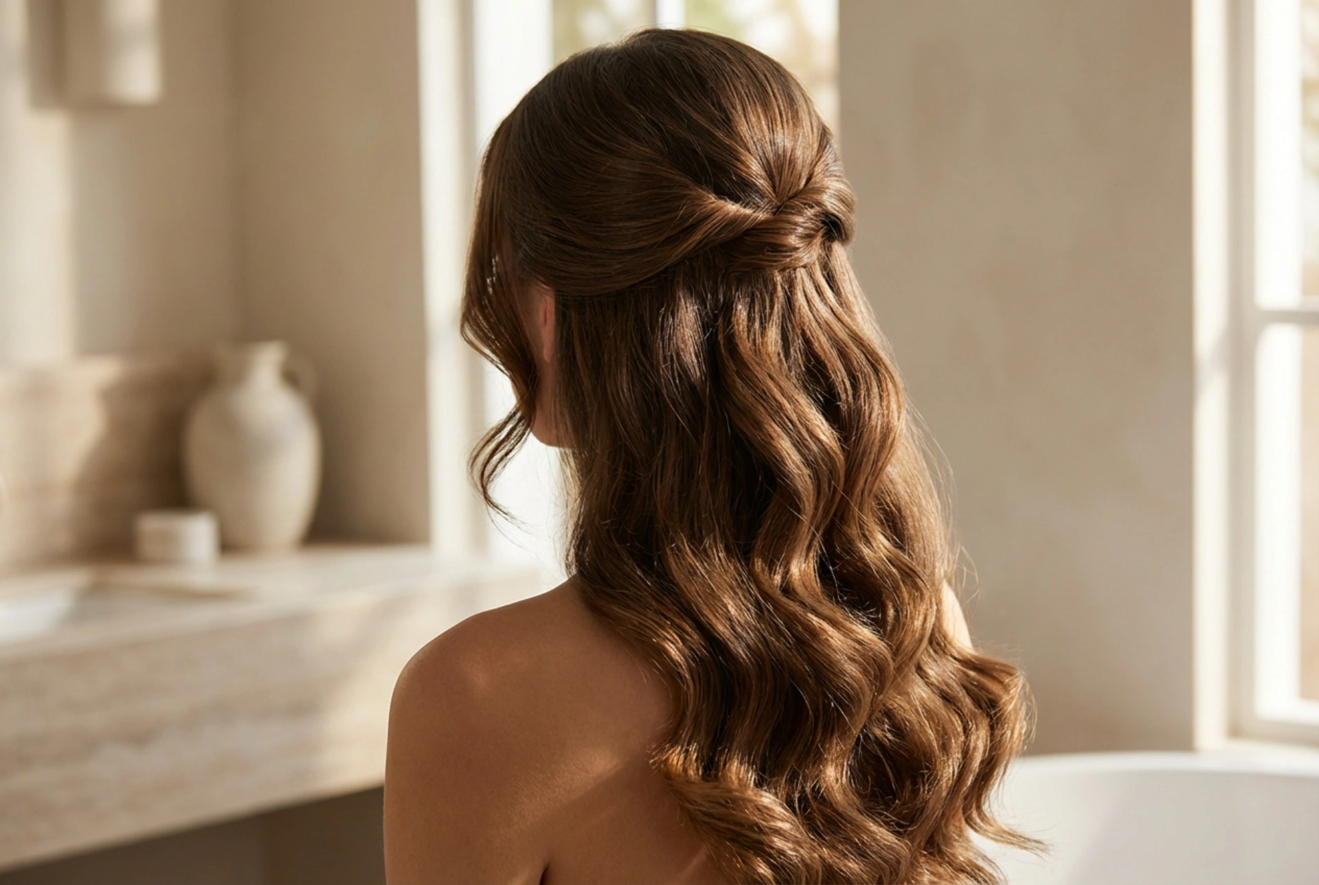 Coafuri frumoase pentru păr lung: onduleuri, coafuri semi-prinse și coada de cal elegantă