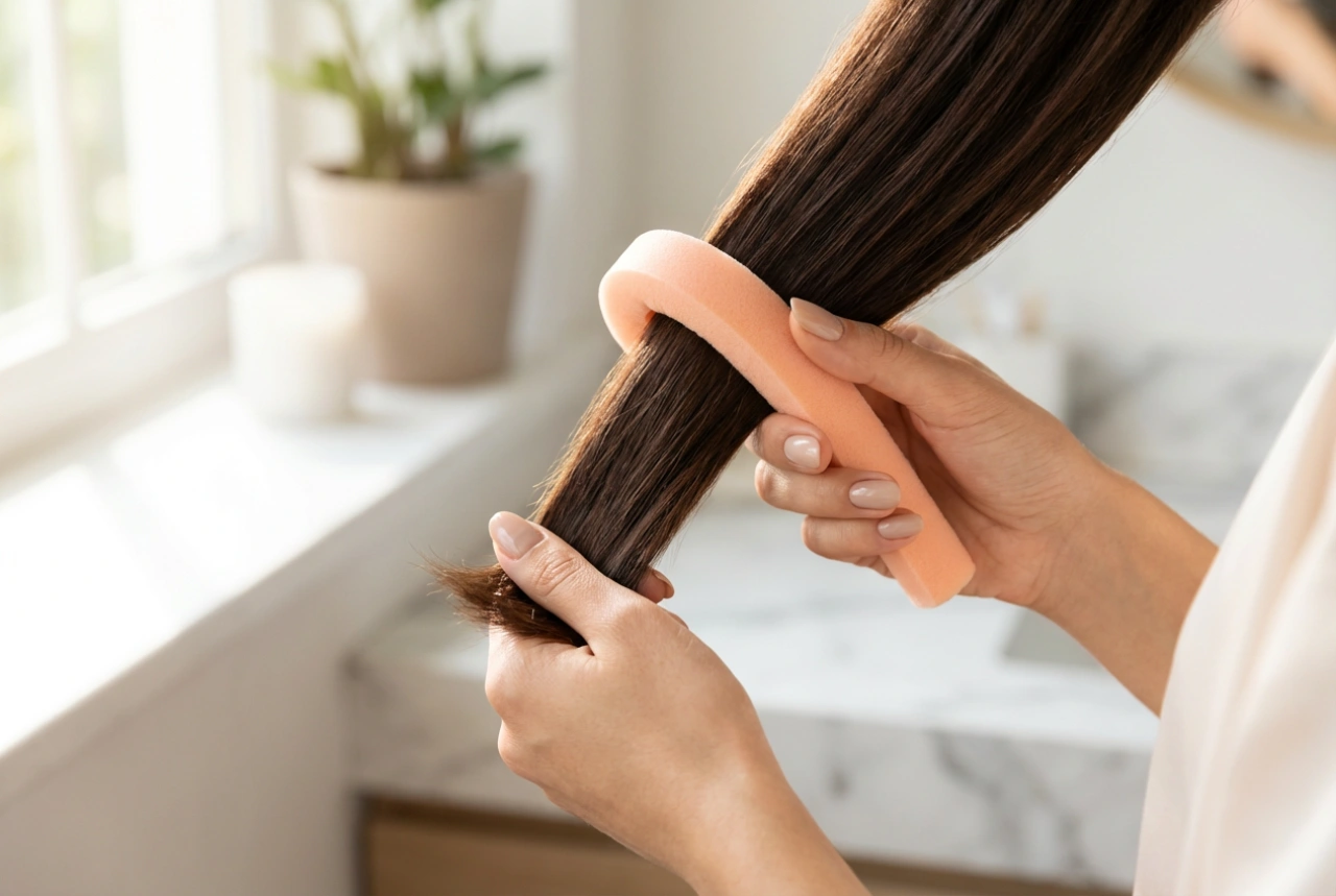 Rola pentru ondulat părul: aplicare, fixare și îndepărtare fără electrizare