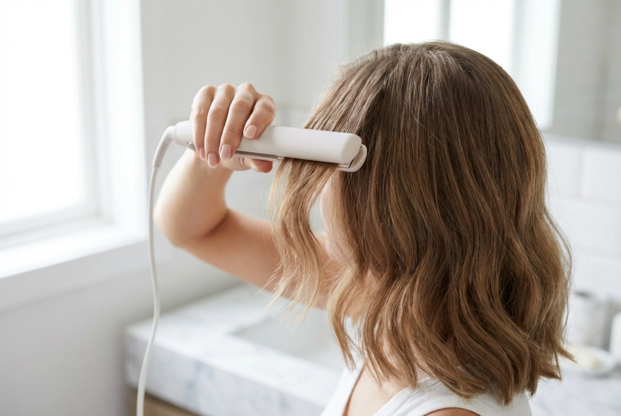 Mini placă de creponat părul: volum de la rădăcină și textură pentru fiecare zi