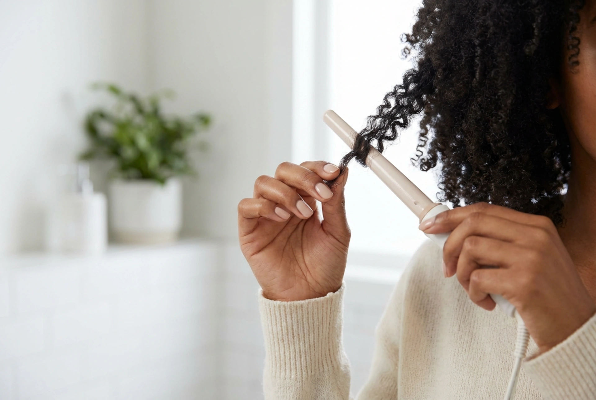 Ondulatorul pentru păr afro: bucle spiralate pas cu pas și bune practici