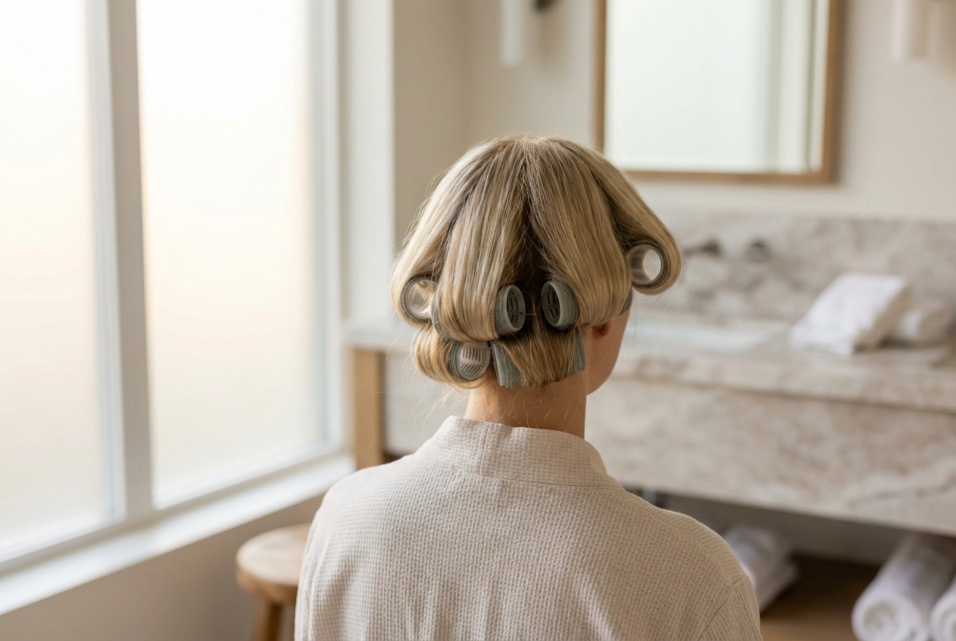 Bigudiuri pentru ridicarea părului de la rădăcină: volum pas cu pas