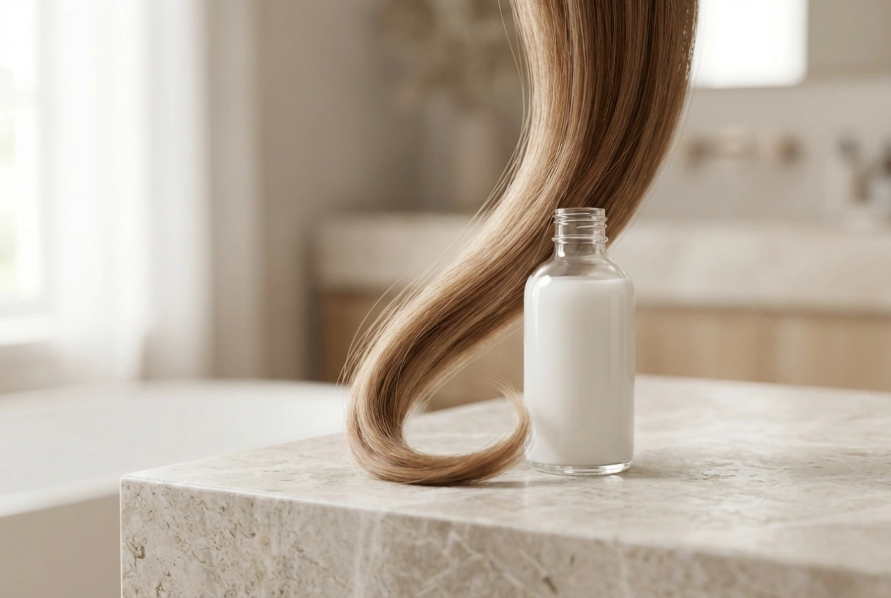 Laptele de păr pentru uz zilnic: netezire lejeră fără a încărca firul de păr