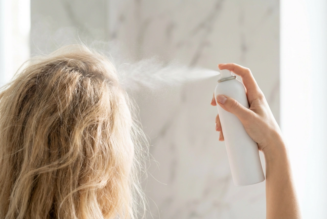 Pudra de păr spray: utilizări, aplicare și fixarea efectului
