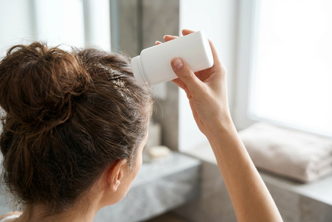 Pudra de păr: cum se folosește pentru volum și fixare fără a încărca părul