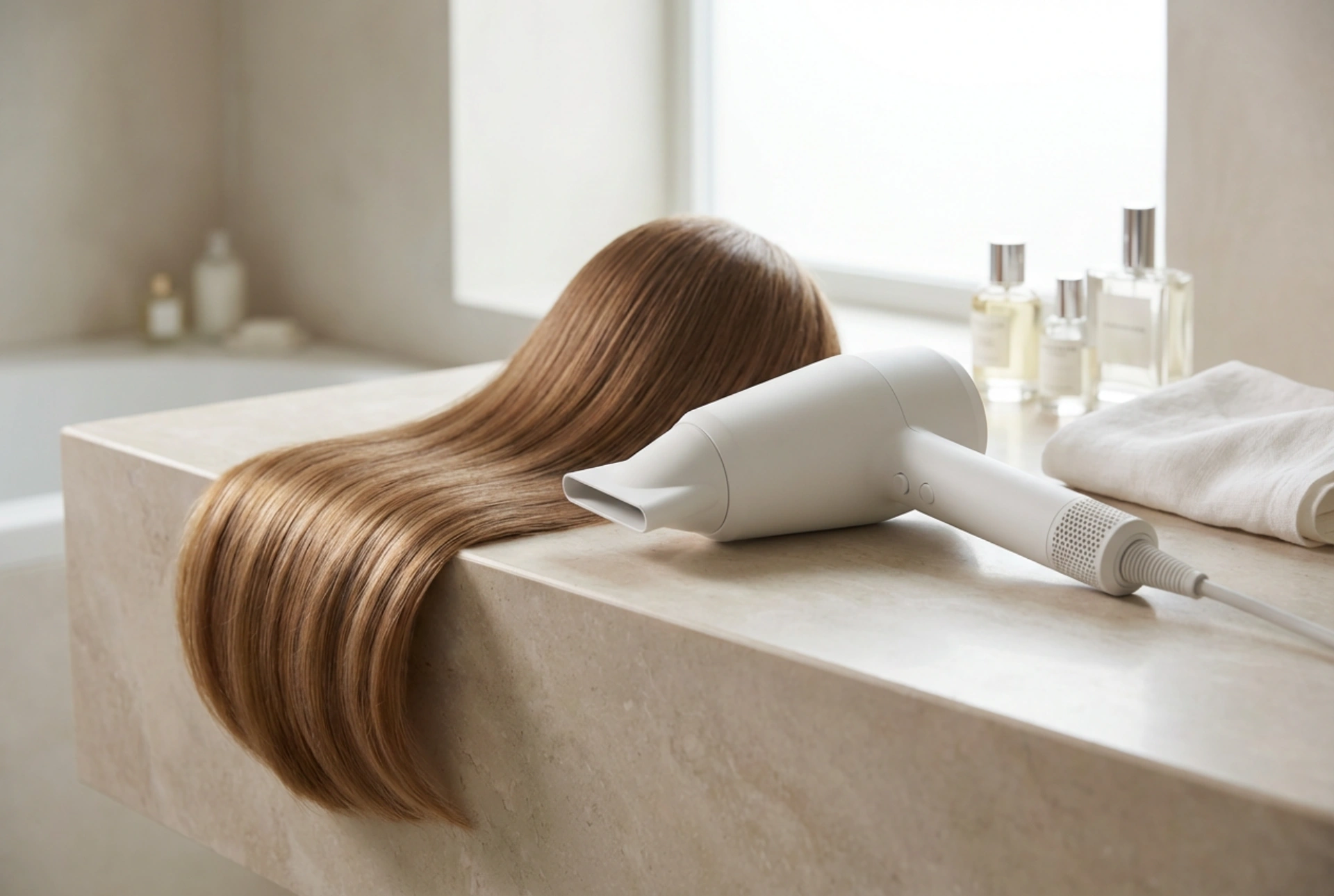 Uscător de păr cu ionizare: păr mai neted, mai puțină statică după uscare