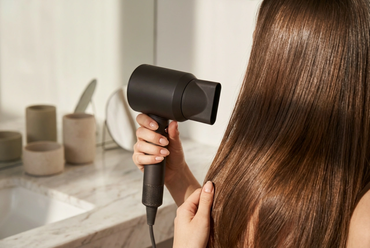Uscătorul de păr cu aer rece: când să folosești aerul rece