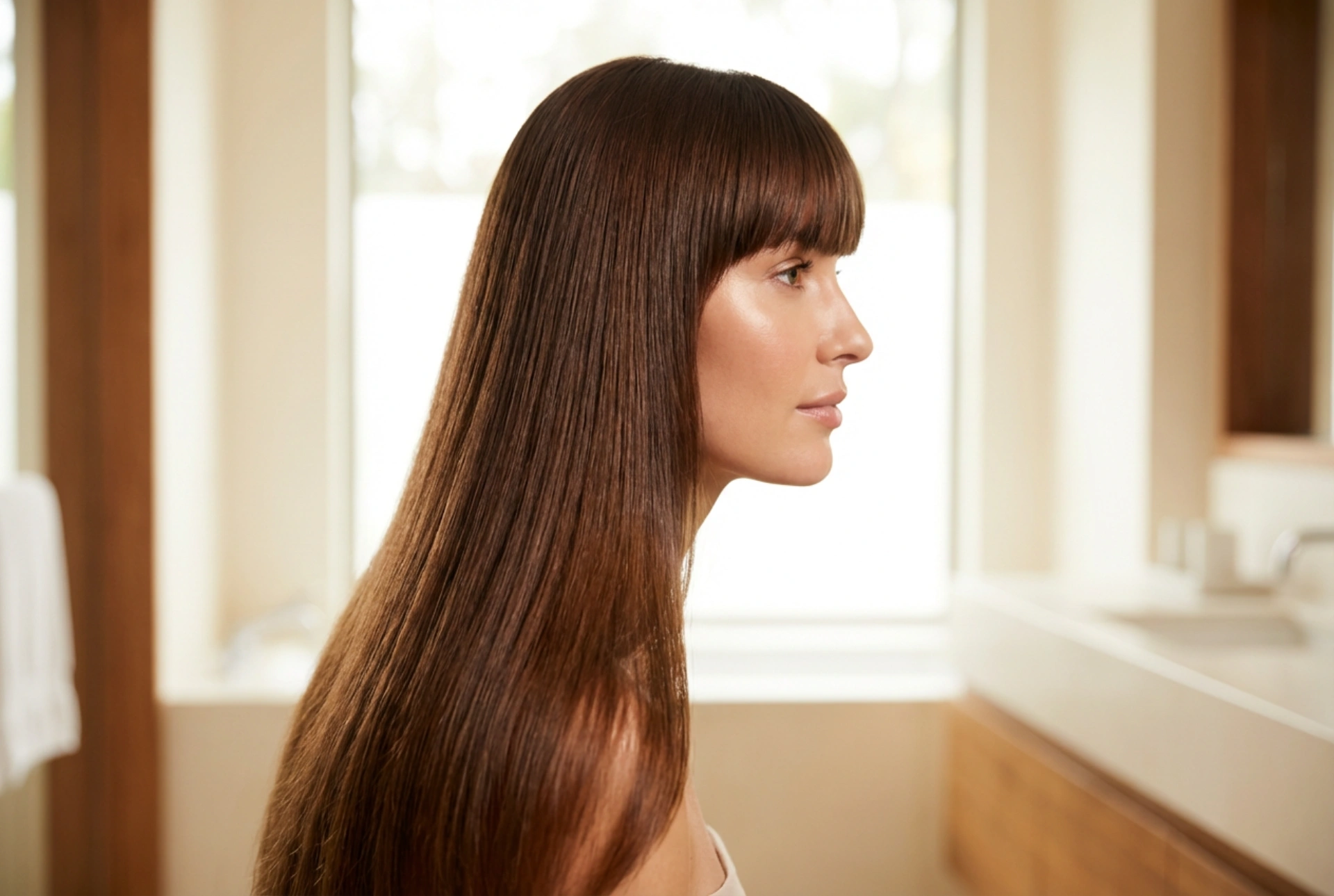 Păr lung cu breton: cum să-l aranjezi și cum să-i subliniezi forma