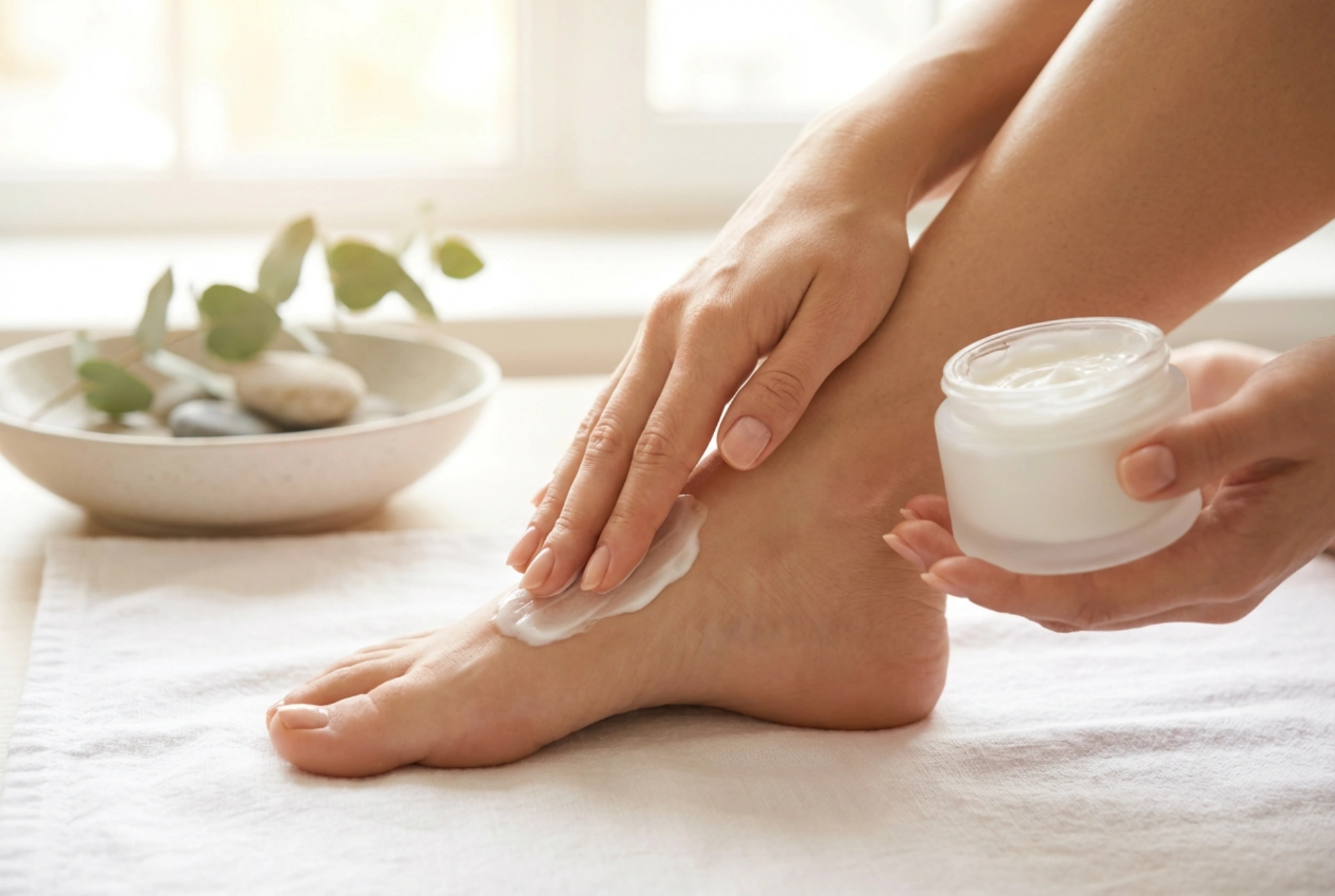 Crema de picioare: aplicare zilnică, masaj și îngrijire suplimentară