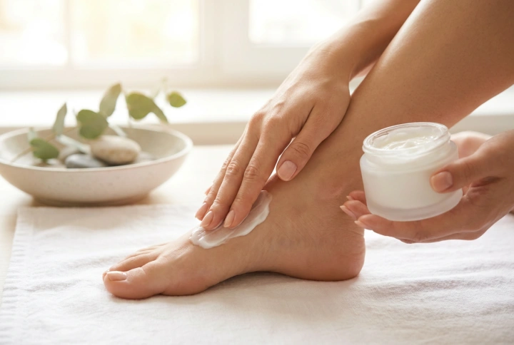 Crema de picioare: aplicare zilnică, masaj și îngrijire suplimentară