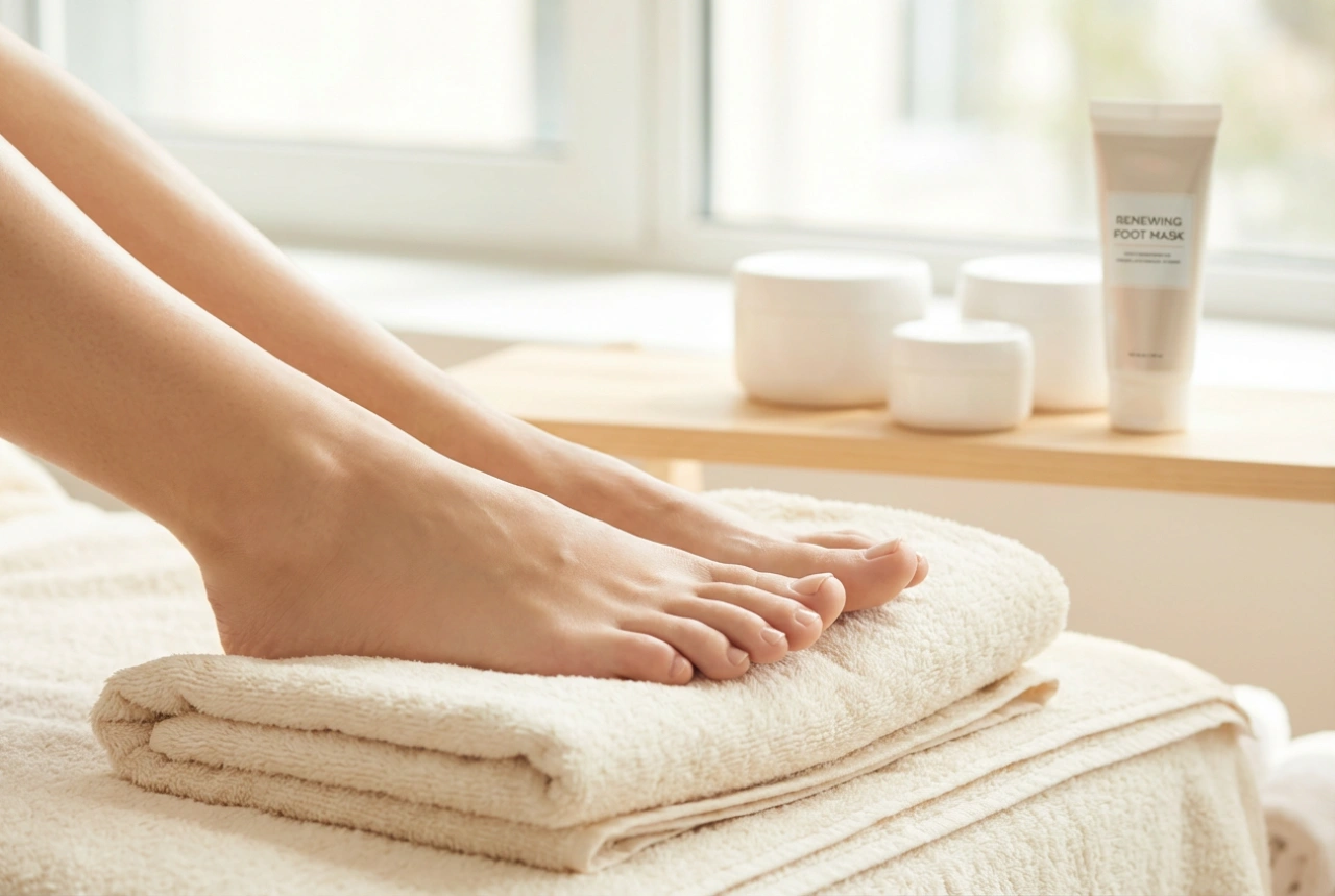 Masca exfoliantă pentru picioare: cum funcționează și cum să eviți iritațiile