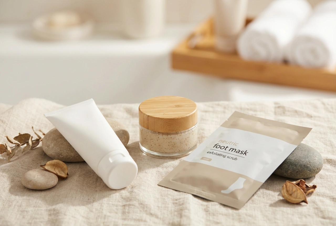 Pentru călcâie uscate: un plan cu mască, peeling și cremă ocluzivă