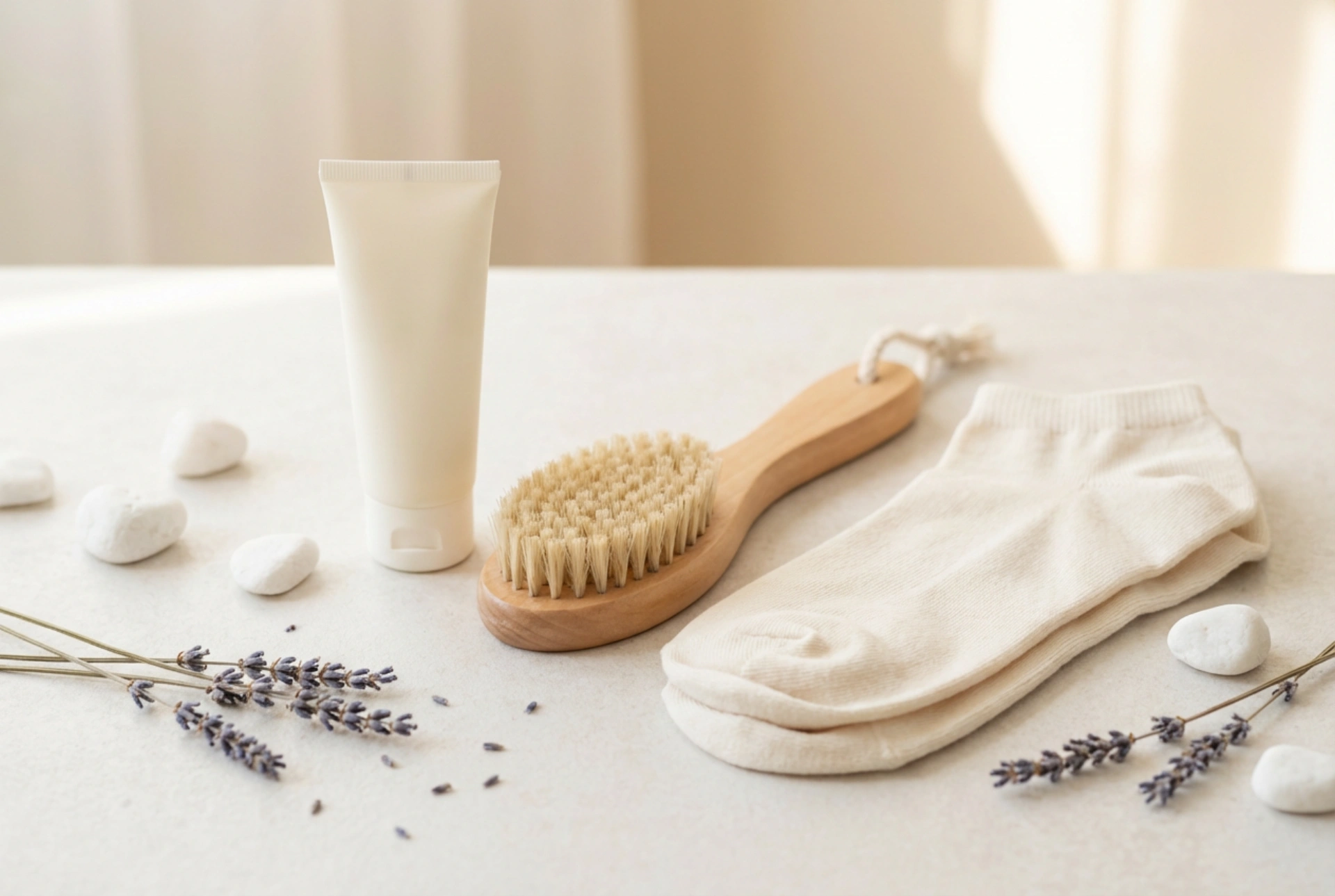 Îngrijirea călcâielor crăpate: Peeling, cremă și șosete speciale