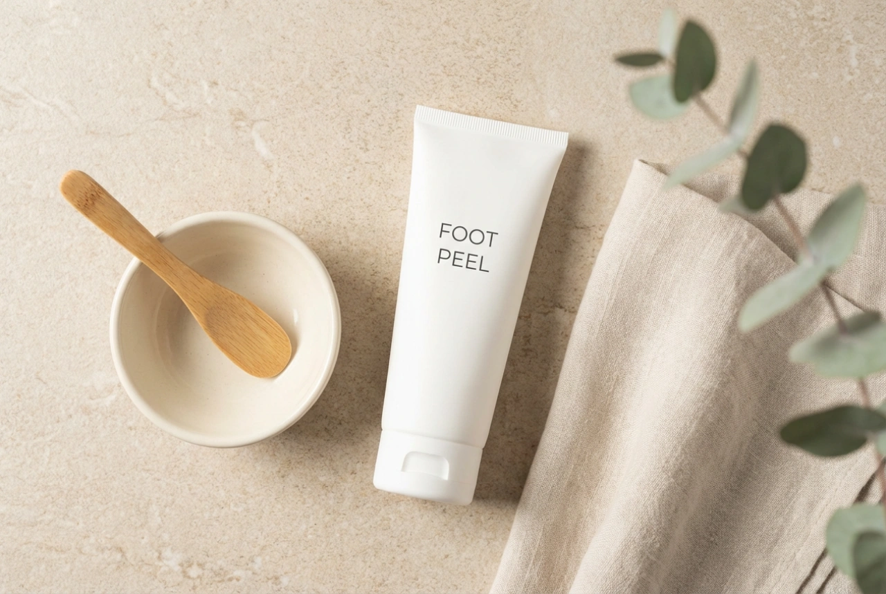 Peeling enzimatic pentru picioare: exfoliere delicată pas cu pas