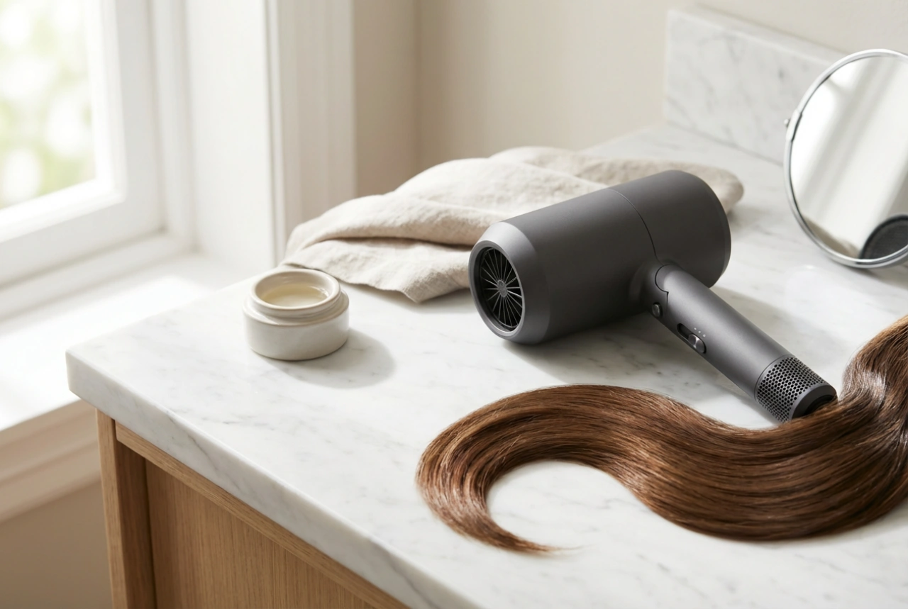 Uscătorul de păr cu ionizare: secretul unui păr neted și când să folosești această funcție