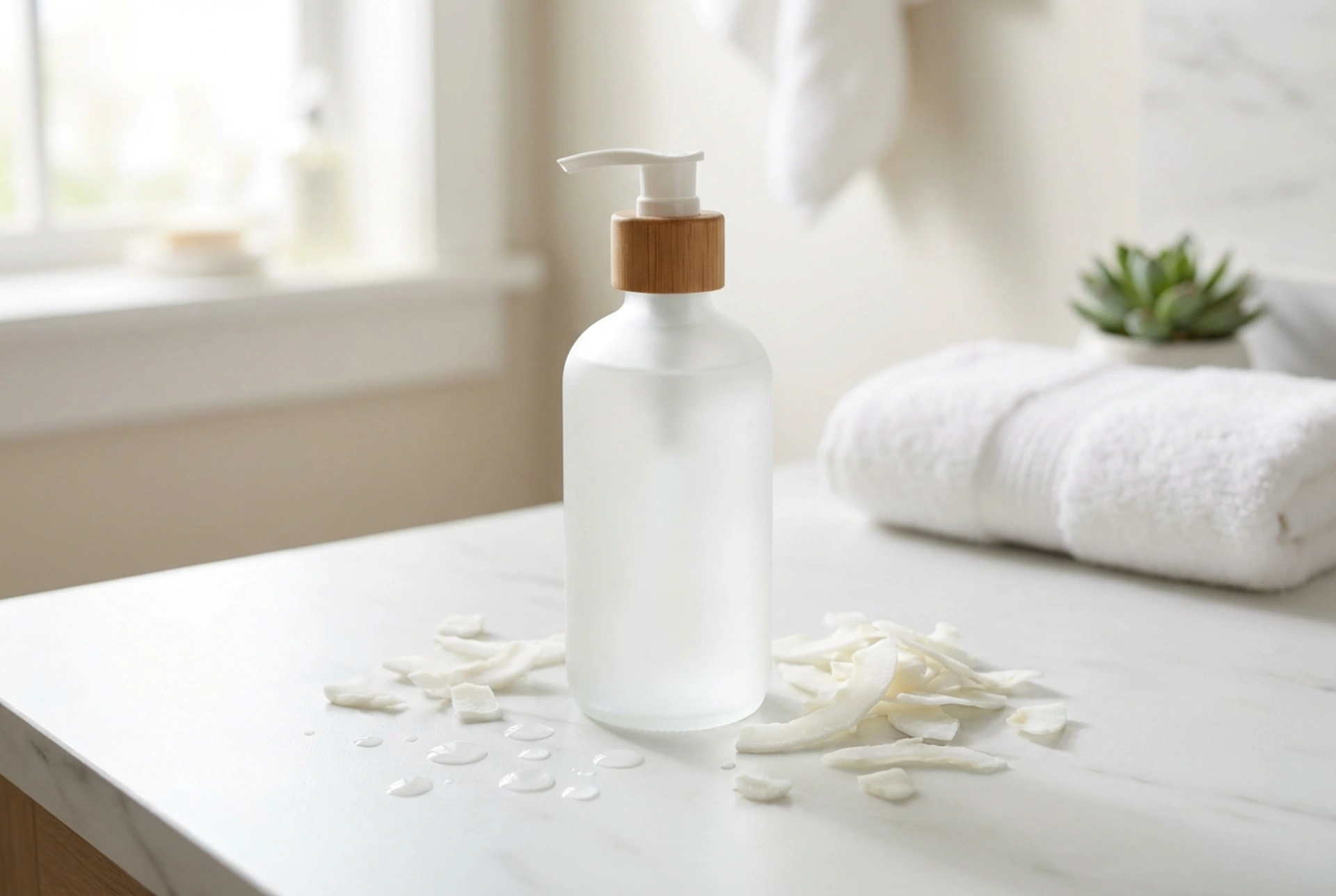 Gelul de duș cu nucă de cocos: parfum plăcut fără uscarea pielii