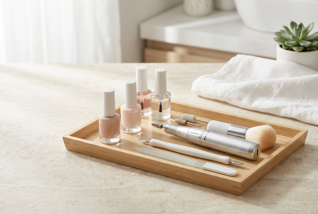 Alegerea unui kit de manichiură hibridă cu freză: componente și ergonomie