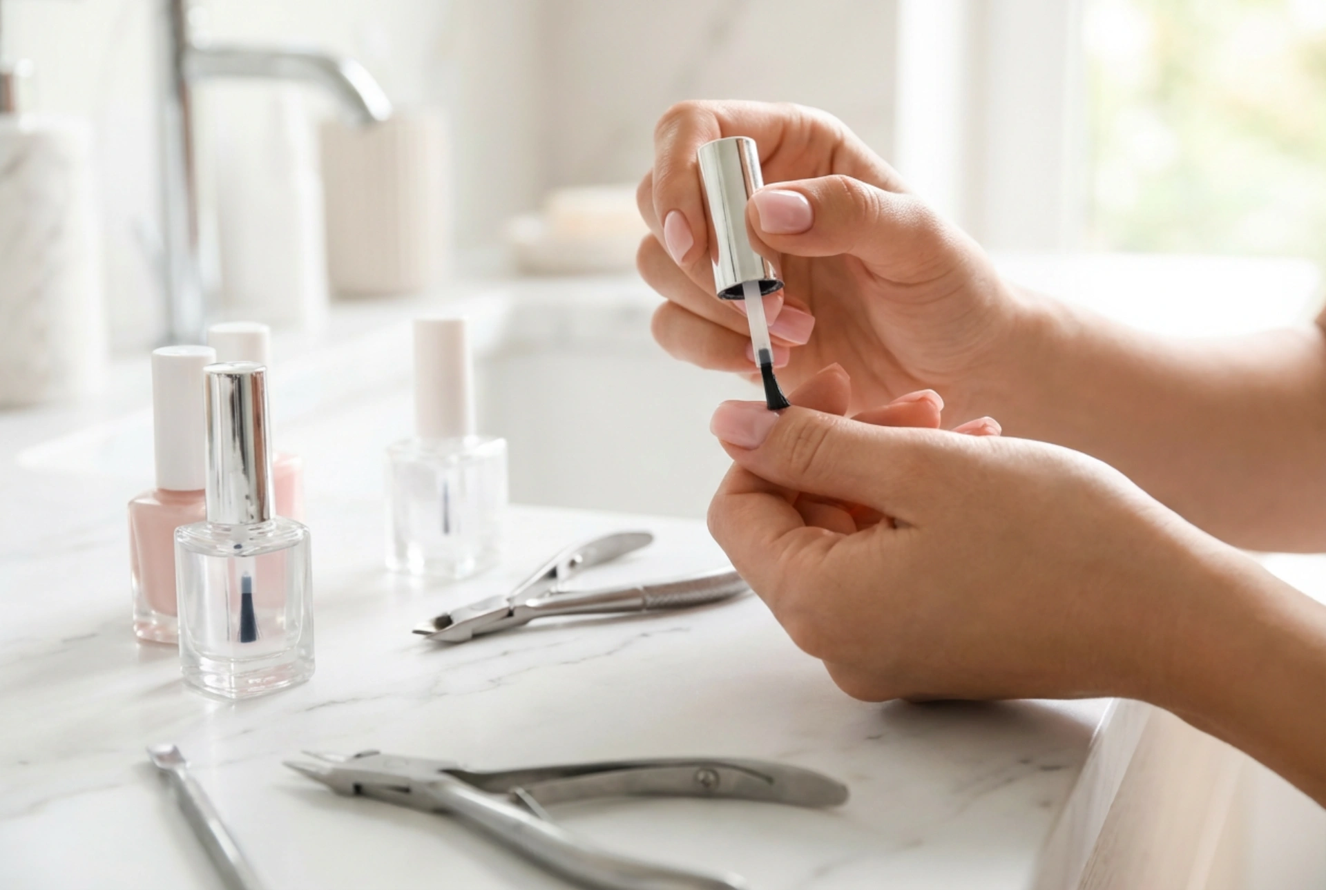 Manichiura Hibridă fără Lampă: Cum se Realizează și ce Trebuie să Știi