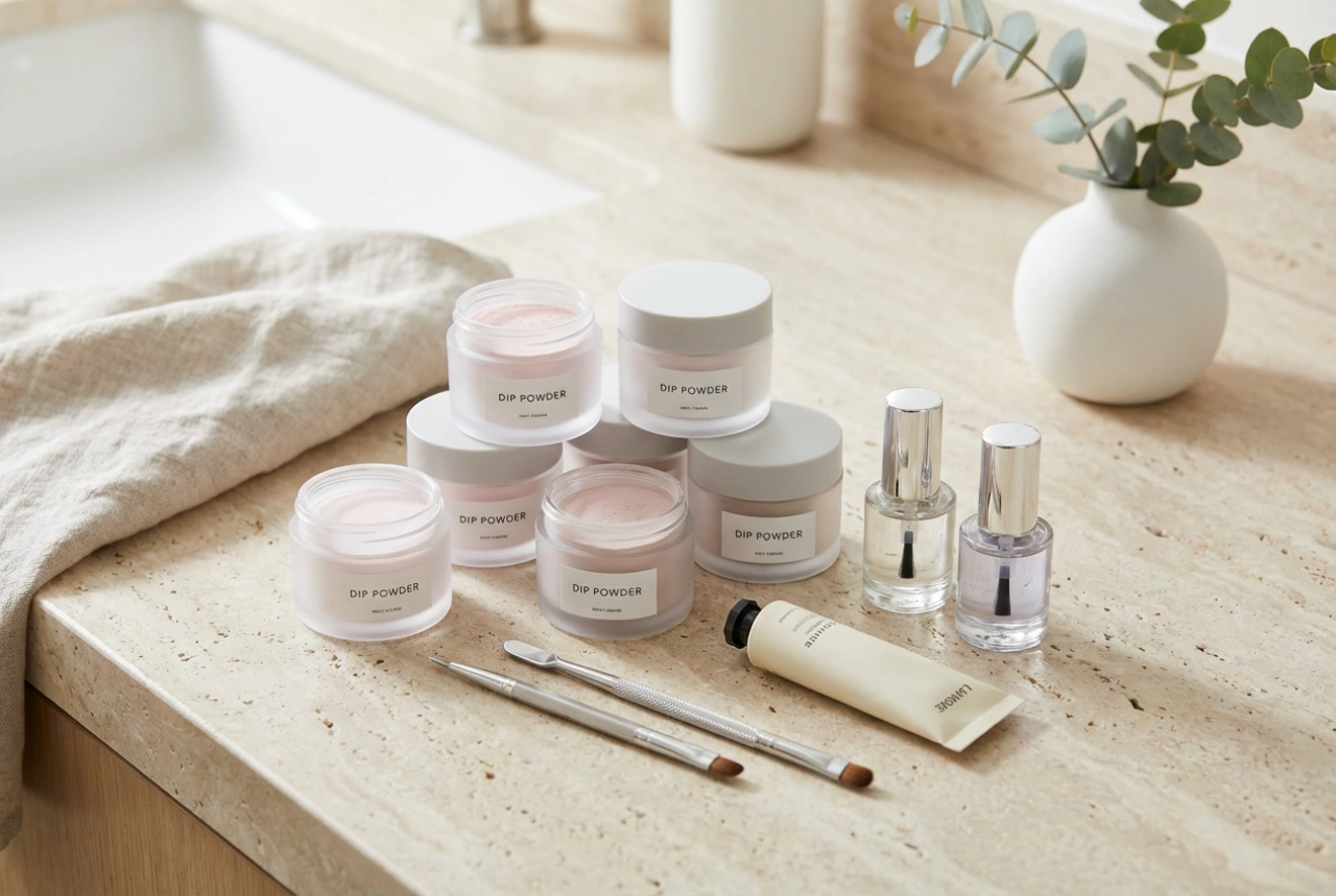 Setul pentru manichiura cu pudră: conținut, aplicare dip powder și îngrijire