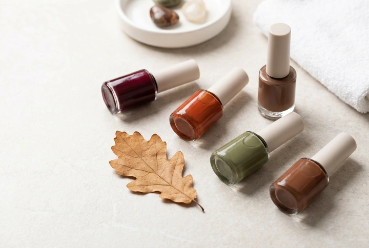 Manichiura semipermanentă de toamnă: pregătire, palete de culori și finisaj durabil