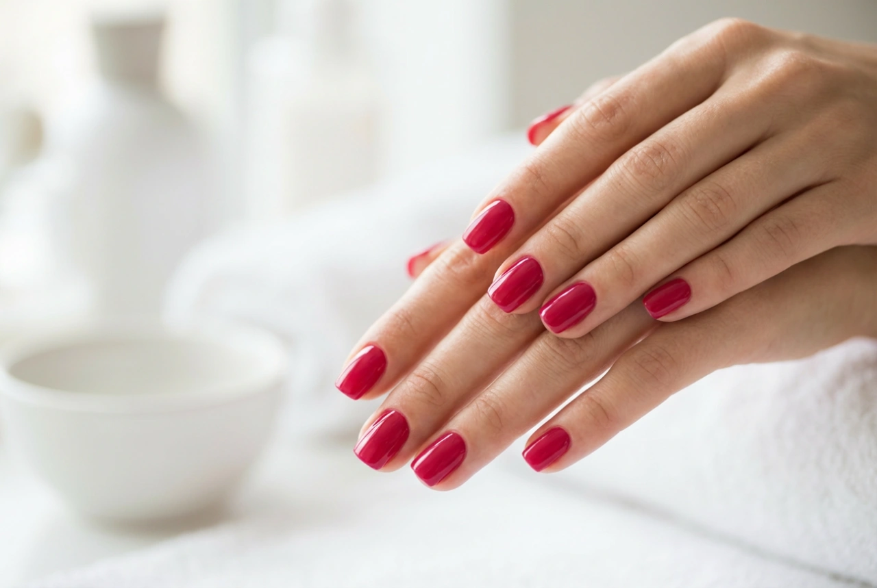 Culoarea zmeurei pe unghii: cum să aplici lacul uniform și cu strălucire