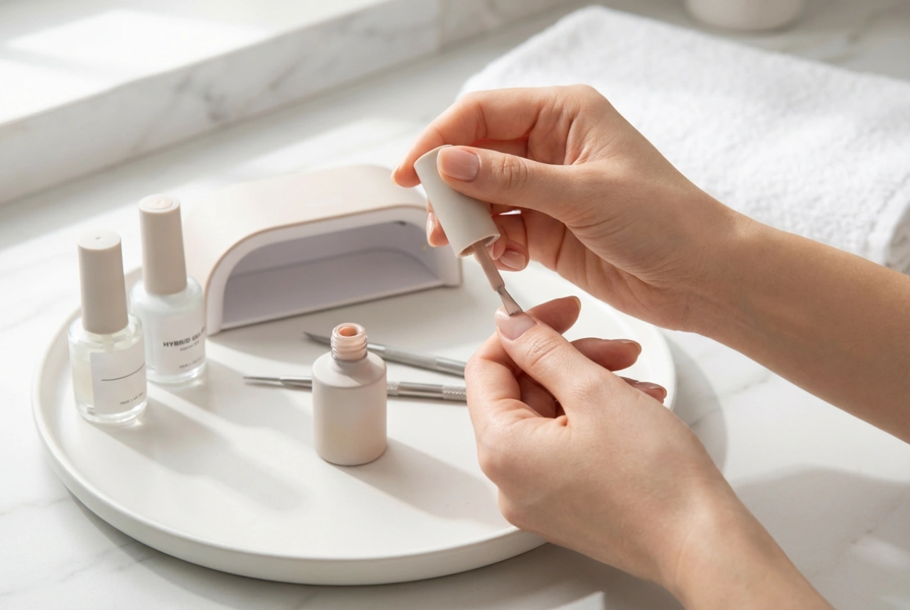 Manichiura hibridă pas cu pas: instrucțiuni complete pentru acasă