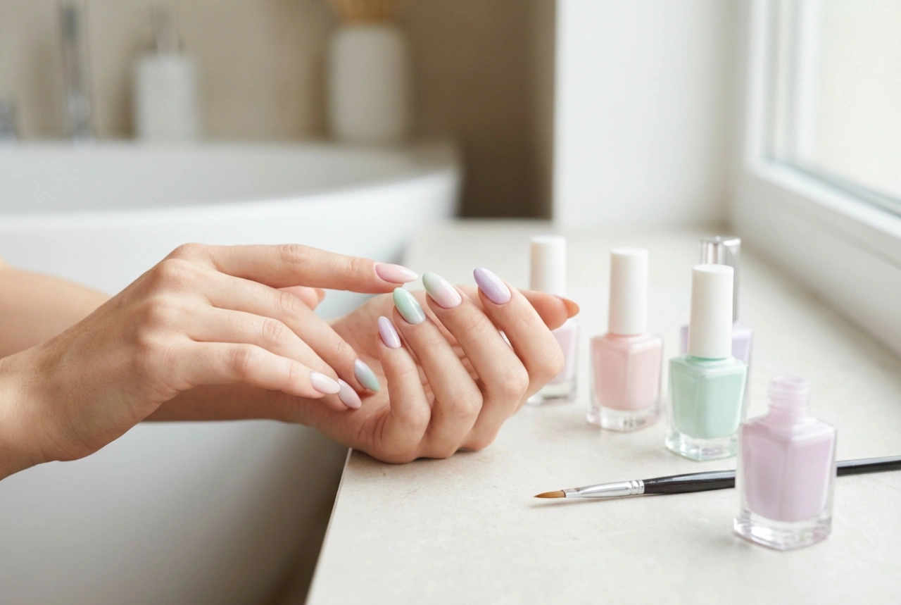 Unghii pastelate pas cu pas: tehnică, acoperire și combinarea nuanțelor