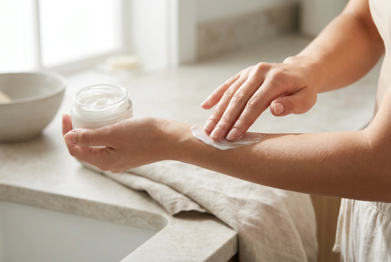Retinolul în îngrijirea corporală: Loțiune de corp și aplicare delicată