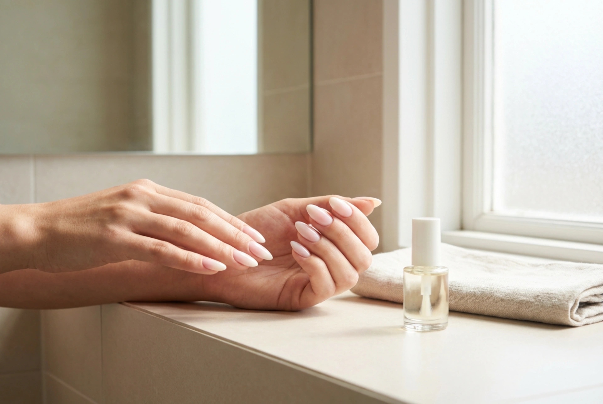 Unghii ombre deschise: tranziții delicate de culoare pas cu pas