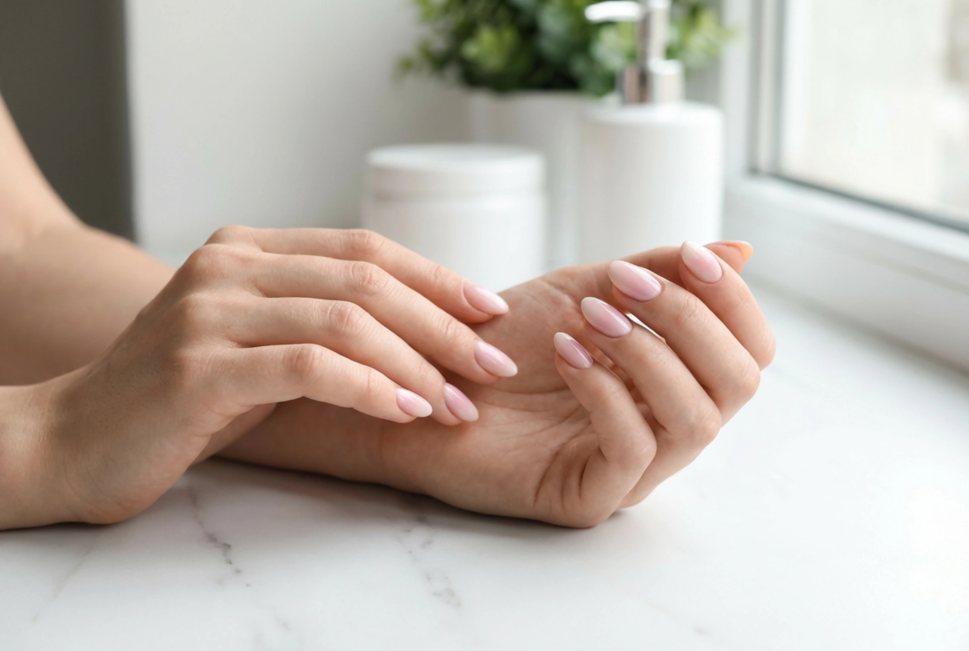 Unghii ombre deschise: un gradient delicat în pasteluri și nuanțe nude