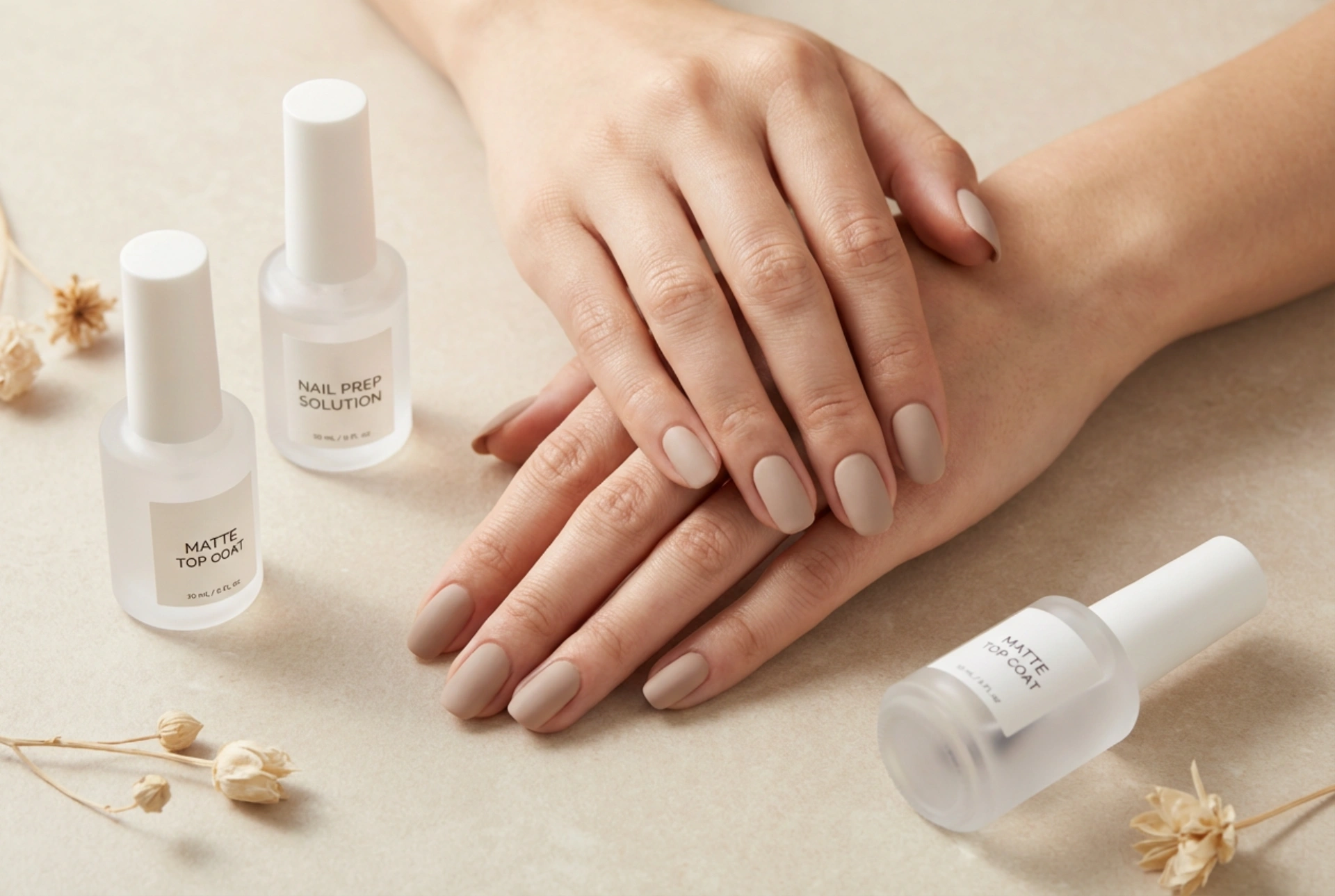 Finisaj Mat: Unghii Mate Fără Urme, Degresare și Top Coat