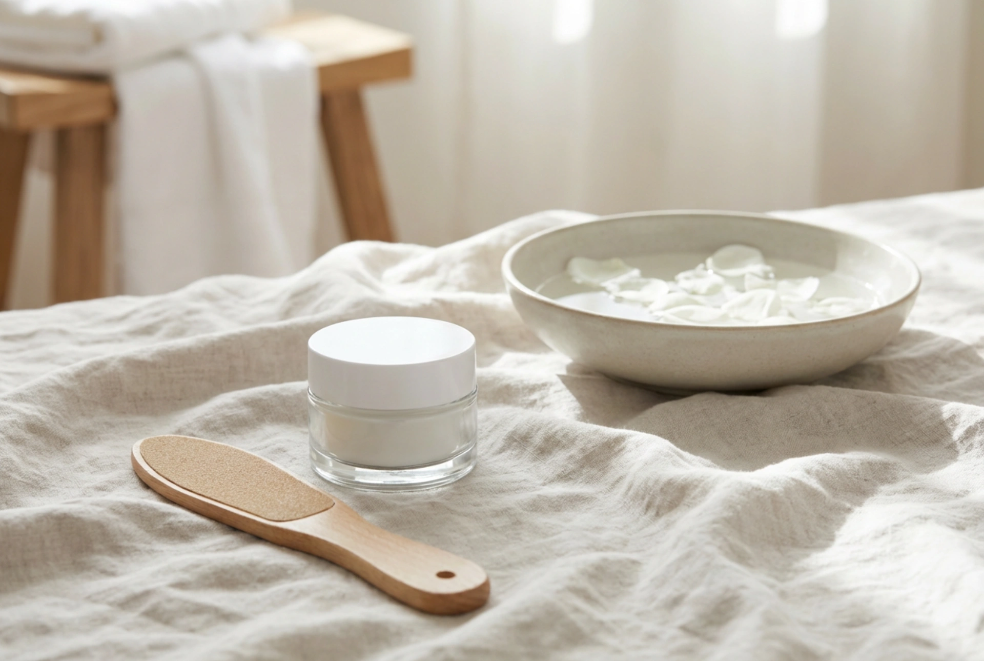 Crema pentru călcâie: Cum se aplică și se combină cu baia și pila de picioare