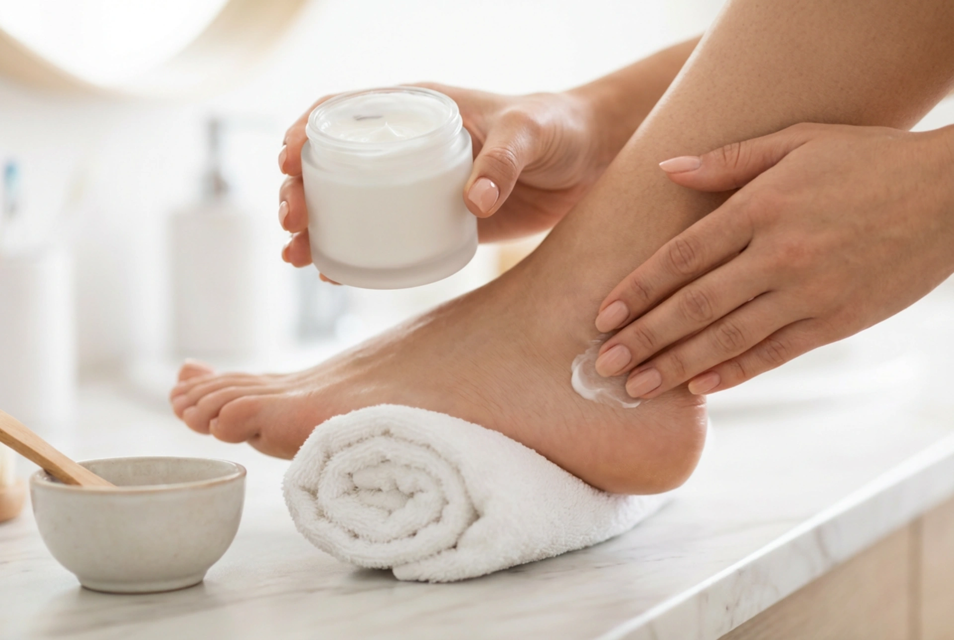 Crema pentru călcâie: reguli de bază și integrarea în pedichiura de acasă
