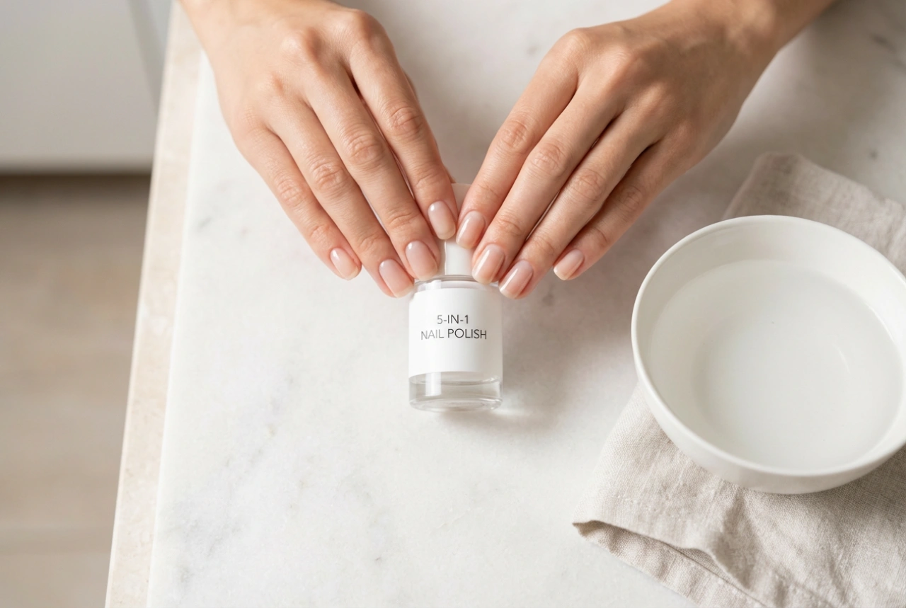 Lacul de unghii 5 în 1: manichiură rapidă în câțiva pași și cele mai frecvente greșeli